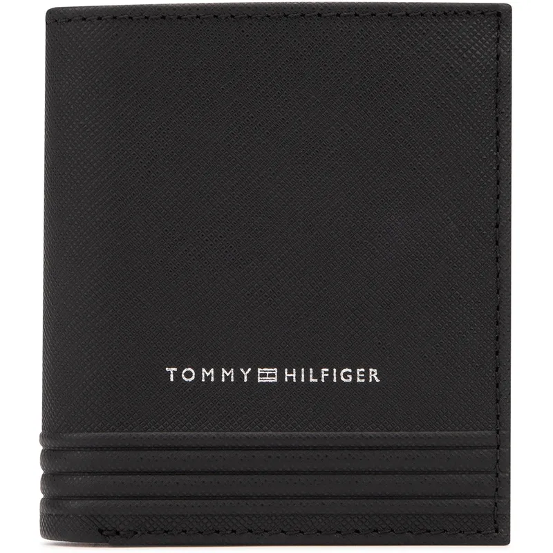 Tommy Hilfiger Cow Leather Wallet Men's Black