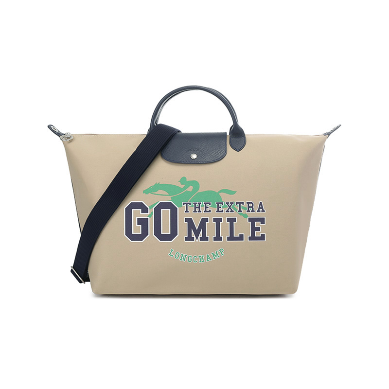 Женская сумка LONGCHAMP Le Pliage Collection (бежевая)