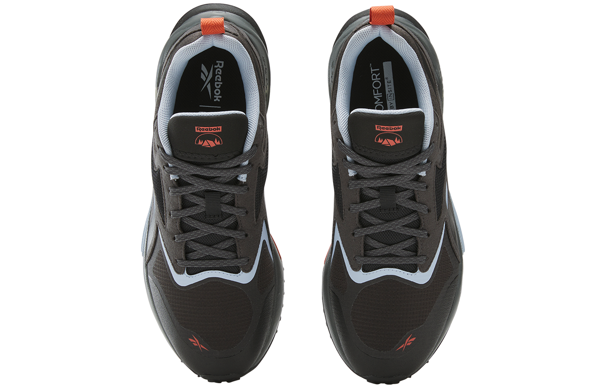 Reebok Slip Resistant, Abrasion Resistant, Breathable Low top Casual City Commuting Running Shoes Women’s Black Blue