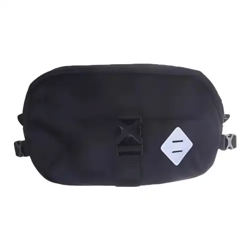 Li Ning Fabric Shoulder Bag, Crossbody Bag Unisex Black