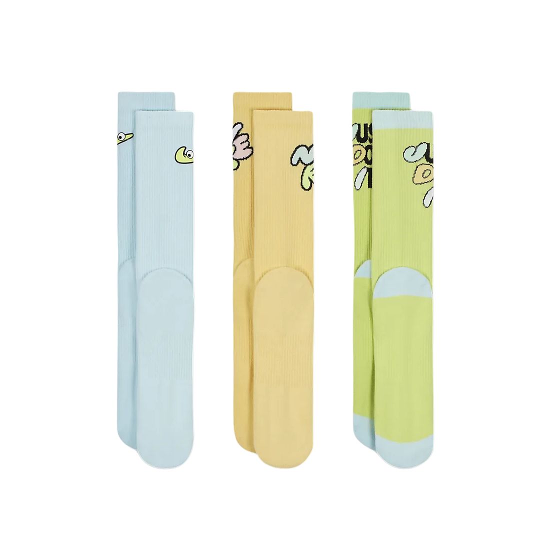 Nike Crew Socks Unisex 3 Pack Multicolor