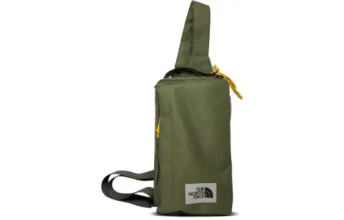 THE NORTH FACE 7L Logo Shoulder Bag, Crossbody Bag, Sling Bag, Outdoor Bag Polyester Olive Green Unisex