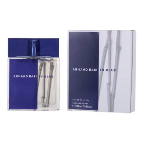 ARMAND BASI Royal Blue Elegant Bamboo Men's