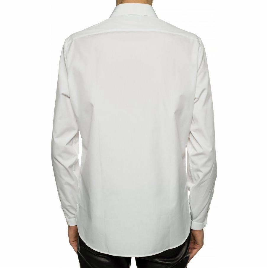 Рубашка SAINT LAURENT (белый) — фото 5