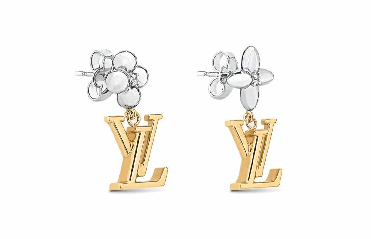 Женские серьги Louis Vuitton (золотой)