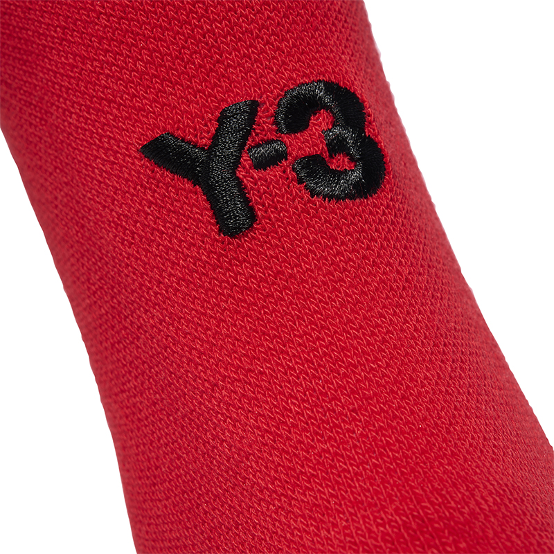 Y 3 Crew Socks Unisex 1 Pack Red