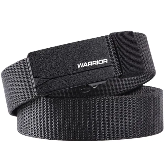 Warrior Polyester Leather Belts Men's Width 3.4cm