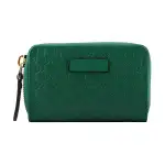 GUCCI Leather Wallet Women's Green
