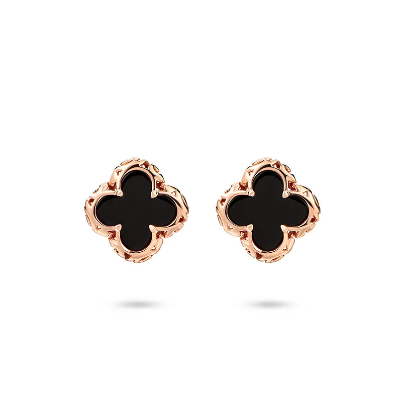 ADYD JEWELLY 18K Rose Gold Stud Earrings Women's