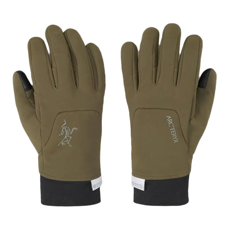Arc'teryx Polyester, Elastane Gloves Unisex Olive Green
