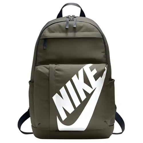 Nike Polyester Backpack Regular Unisex Army Green