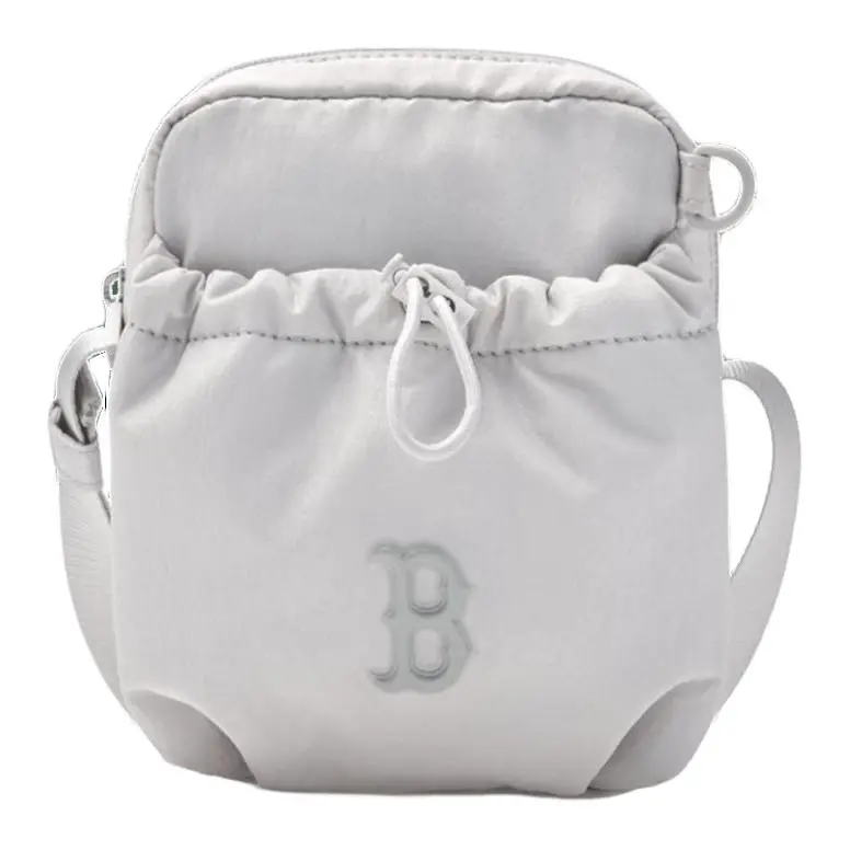 MLB Basic Boston Red Sox Nylon Crossbody Bags Unisex Gray