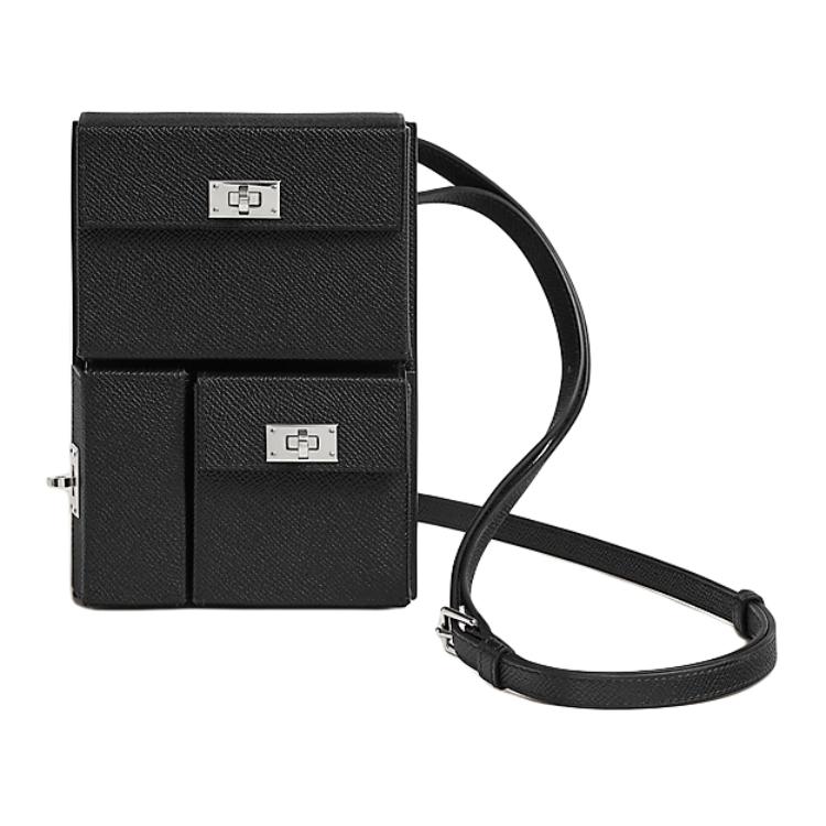 Сумка Hermes Kelly Multipocket (черная)