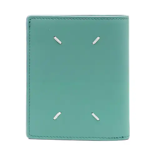 Maison Margiela Calfskin Wallet Men's Green & Blue