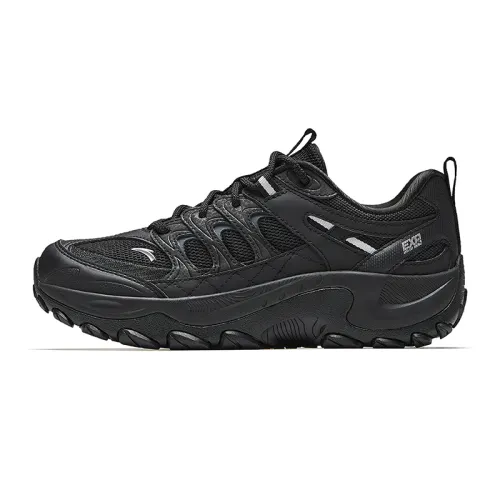 Anta Cushioning Slip Resistant Abrasion Resistant Low top Casual Running Shoes Women's Basic Black