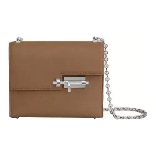 HERMES Verrou Allegro Calfskin Crossbody Bags Mini Women's NOIR