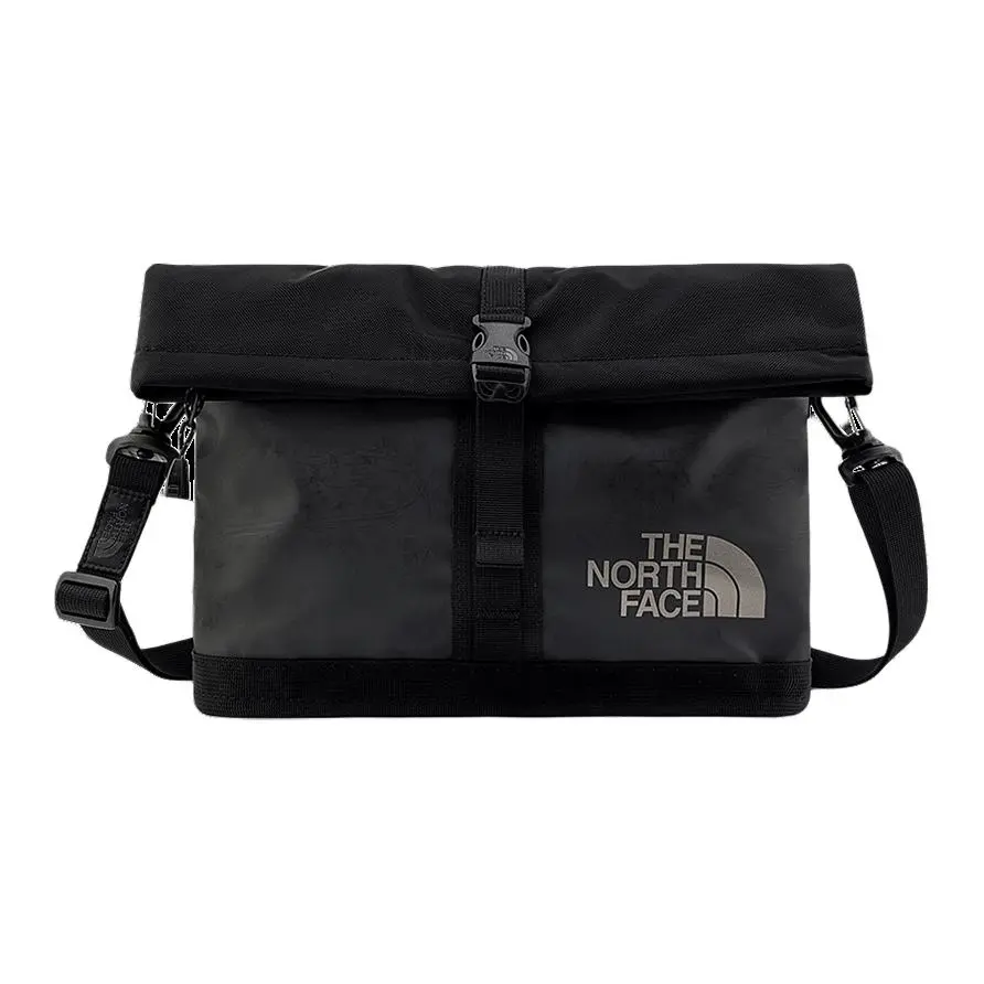 THE NORTH FACE Tear Resistant Material Shoulder Bag, Crossbody Bag Unisex Black