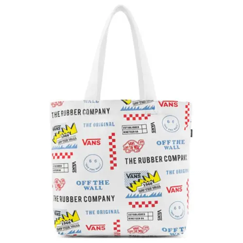 Vans Polyester Handbag, Shoulder Bag Regular Unisex White