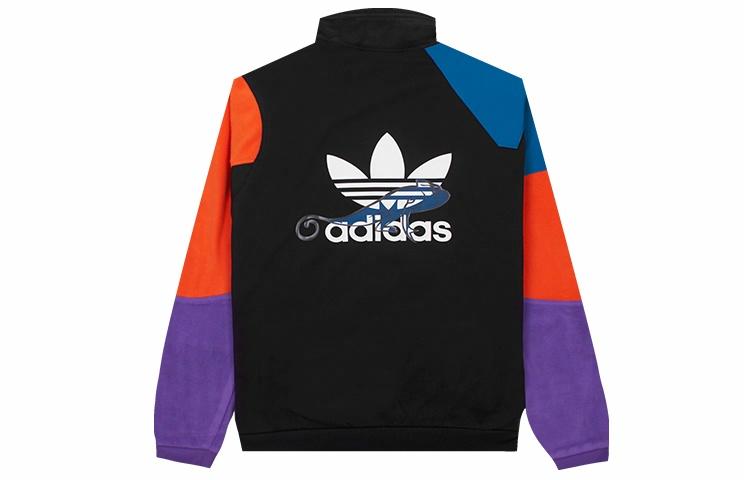 Мужская куртка adidas originals PT3 Fleece Jacket (черная) — фото 2