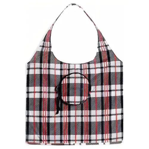 Balenciaga Nylon Tote Bag, Shopping Bag, Handbag Women's Black/Red/White