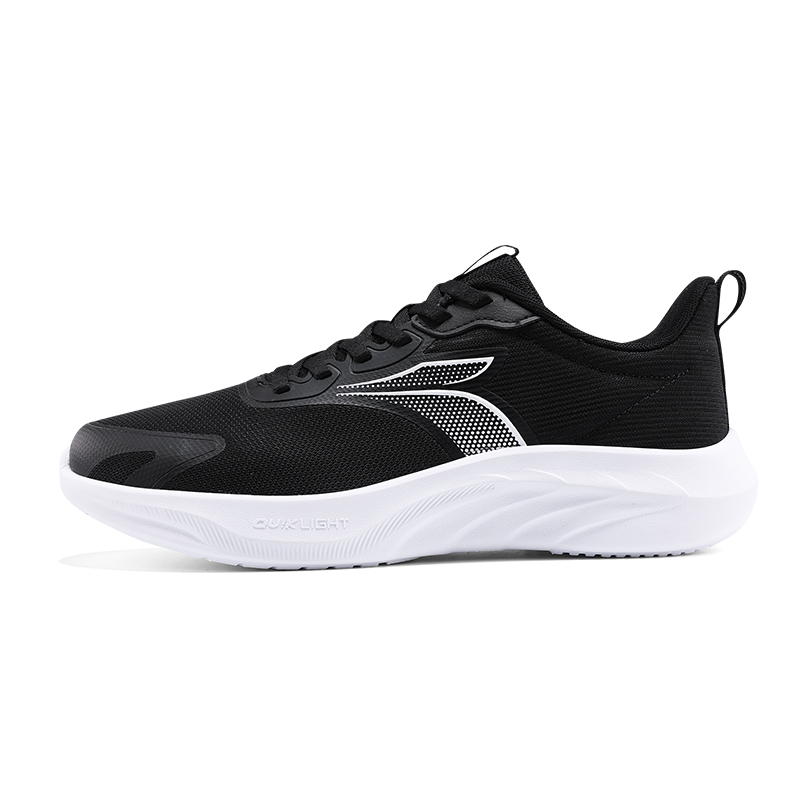 361° Slip Resistant, Abrasion Resistant, Lightweight Low top Casual Sprint Running Shoes Men’s Black White