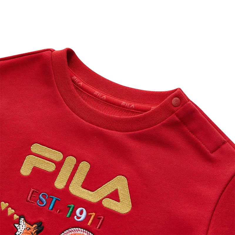 Мужское худи Fila Whiteline (красное) — фото 3