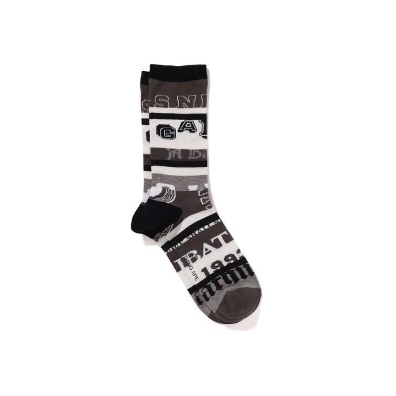 A BATHING APE SS24 Crew Socks Unisex
