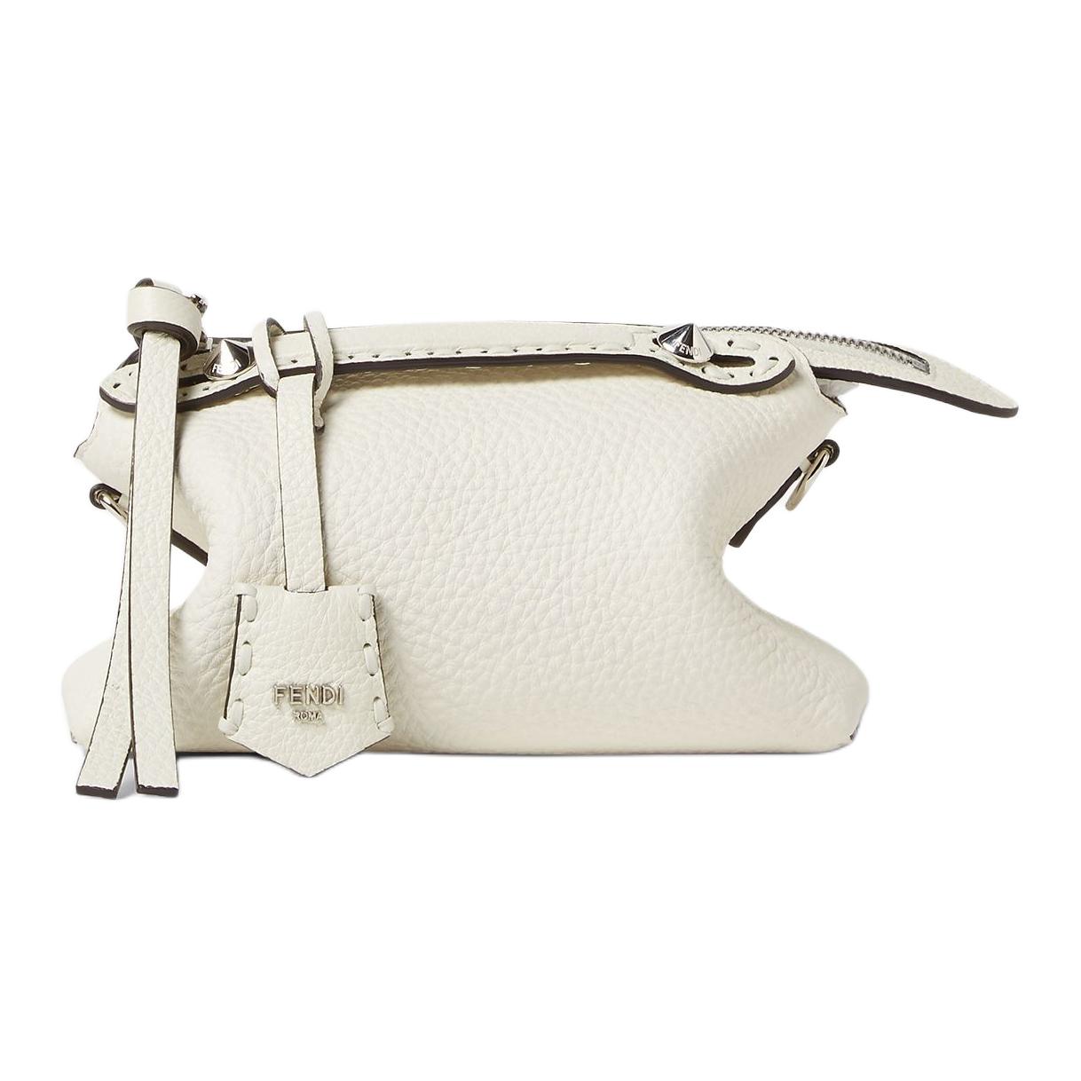 Женская сумка Fendi By The Way Selleria (белая)