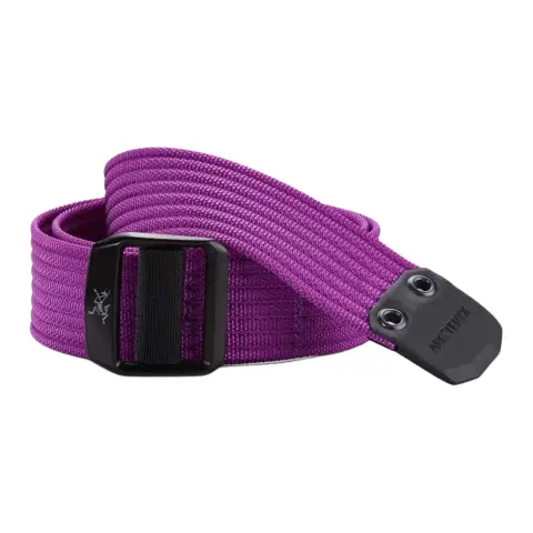 Arc'teryx Nylon, Polyester, Metal Belts Unisex Purple Width 3.8CM