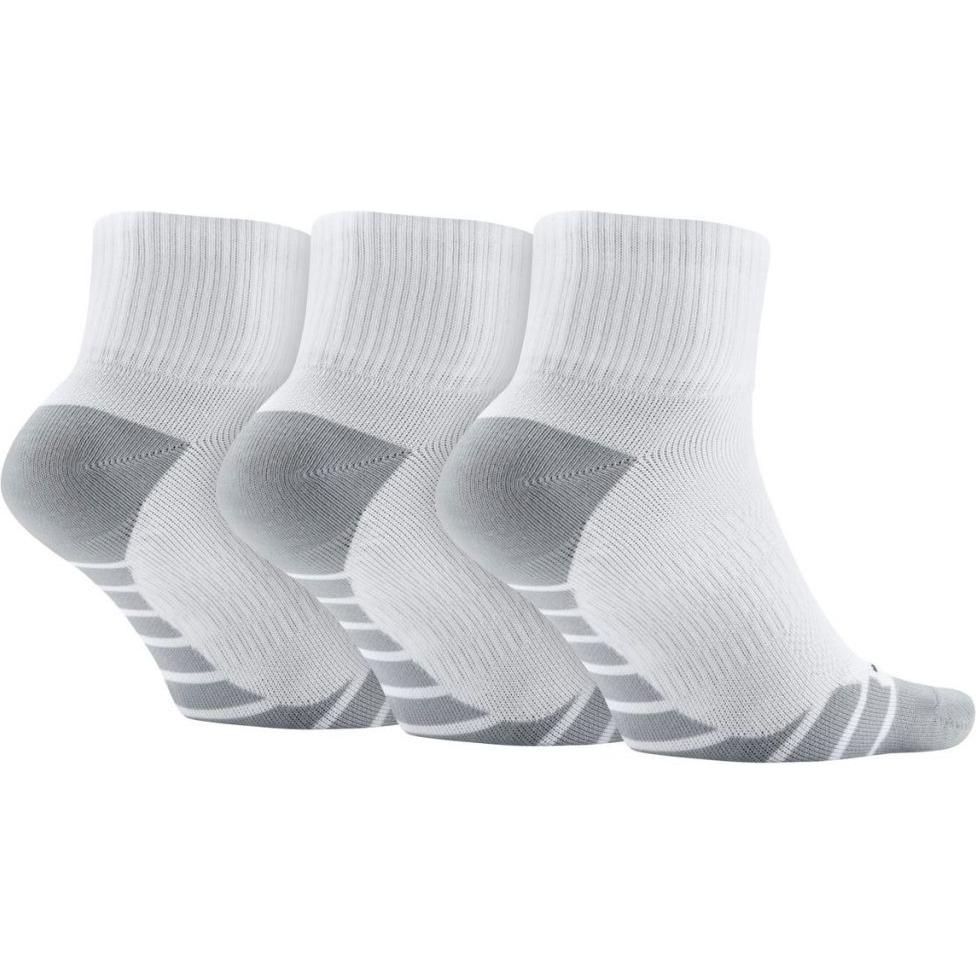 Nike Crew Socks Unisex 3 Pack Gray White