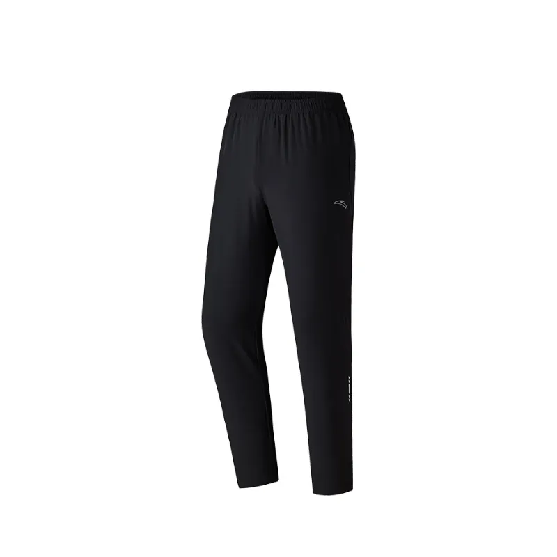 Anta Running Collection Knitted Sweatpants Men's Basic Black