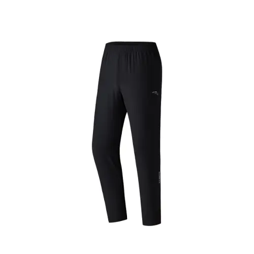Anta Running Collection Knitted Sweatpants Men's Basic Black