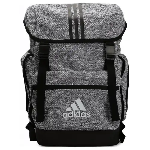Adidas Polyester Travel Bag Backpack Unisex Gray