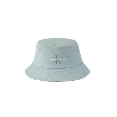 CALVIN KLEIN Cotton Bucket Hats Men's Slate Gray