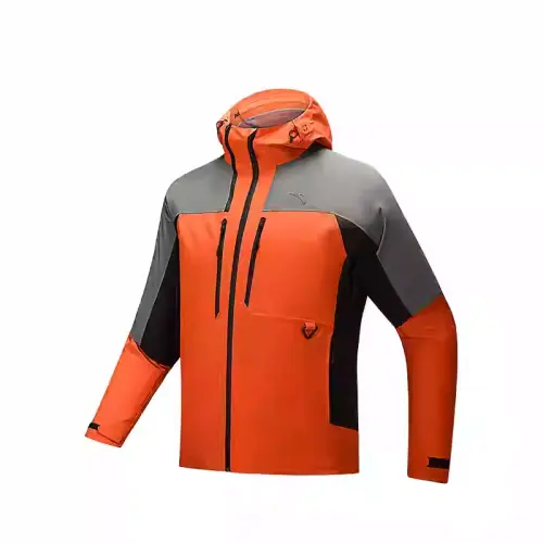 Anta Outdoor Collection Outdoor Hiking And High Altitude Climbing Waterproof Windbreaker Jacket Men's Lighthouse Red