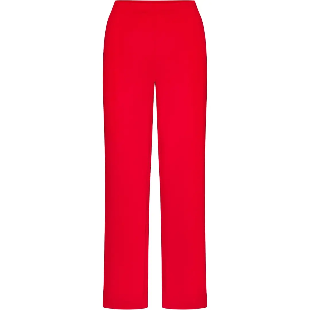 Skims Valentine's Day Collection SS25 SLEEP STRAIGHT LEG PANT Pajama Pants Women's Ruby/Rubies