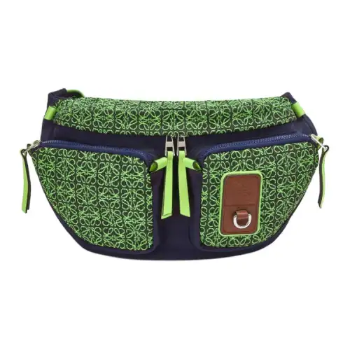 LOEWE Fabric Fanny Pack Large Men's Neon Green