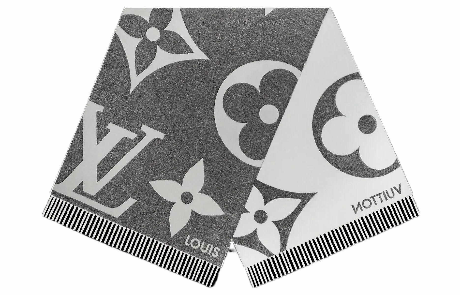 Женский шарф Louis Vuitton Ultimate Shine (серый)