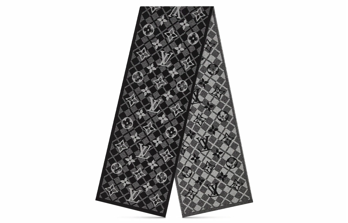 Мужской шарф Louis Vuitton (серый)