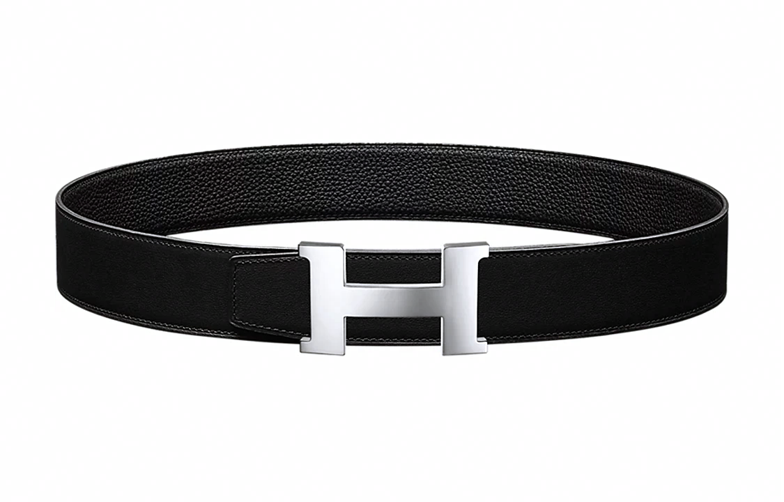 Мужской ремень Hermes (черный)