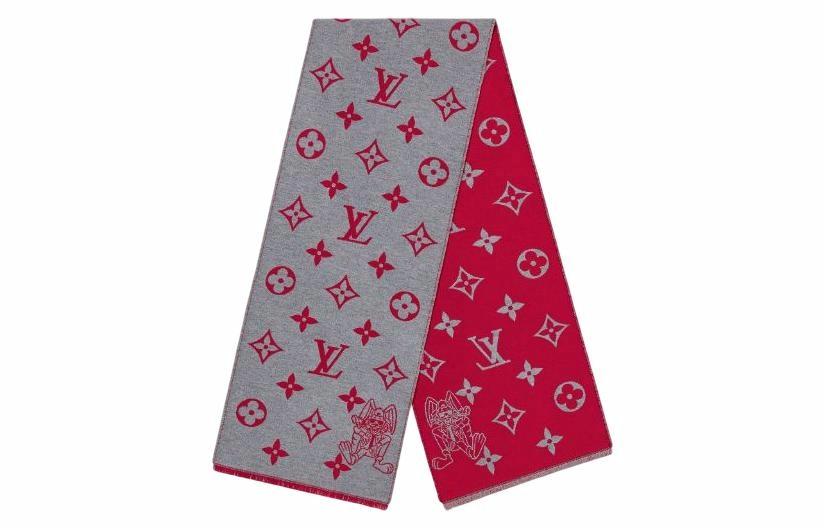 Мужской шарф Louis Vuitton (серый)