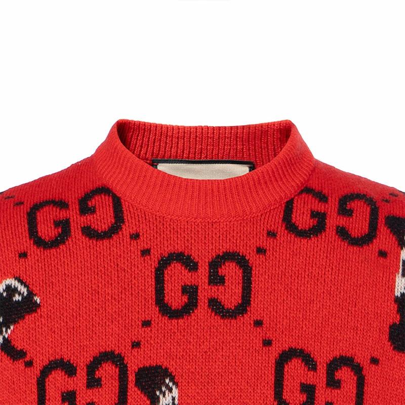 Мужской свитер Gucci FW22 (красный) — фото 3