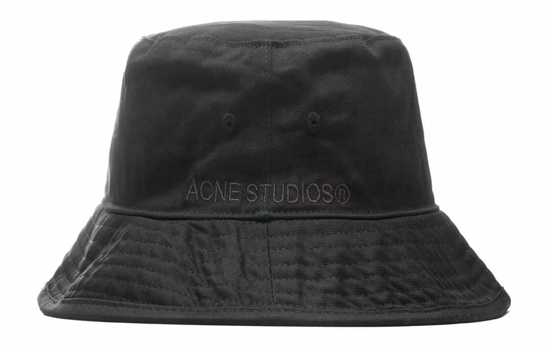 Панама Acne Studios с буквенным логотипом (серая)