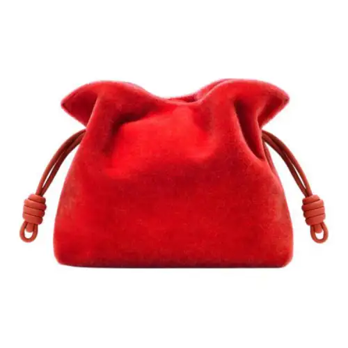 LOEWE Flamenco Cow Leather Portable Crossbody Bag, Shoulder Bag Women's