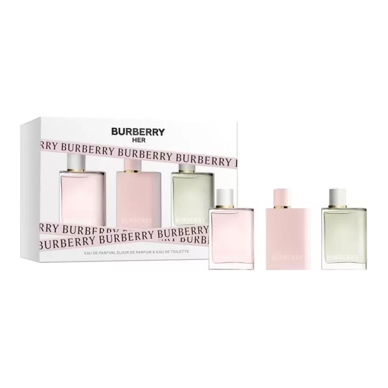 Burberry Flower And Her Perfume Sample Set Perfume Set Of 3 5ml*3 Eau De Parfum EDP Eau De Toilette