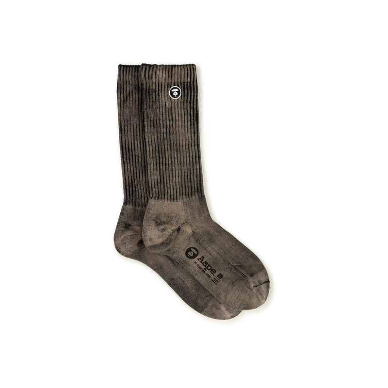 Aape Crew Socks Men’s 1 Pack Black