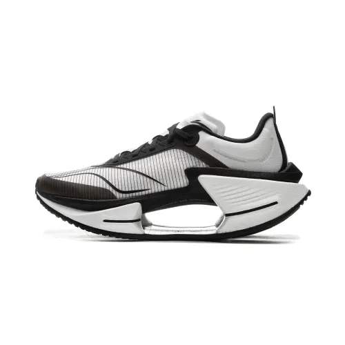 Li Ning Shadow 3 Essential Textile, TPU Low top Running Shoes Men's White Black