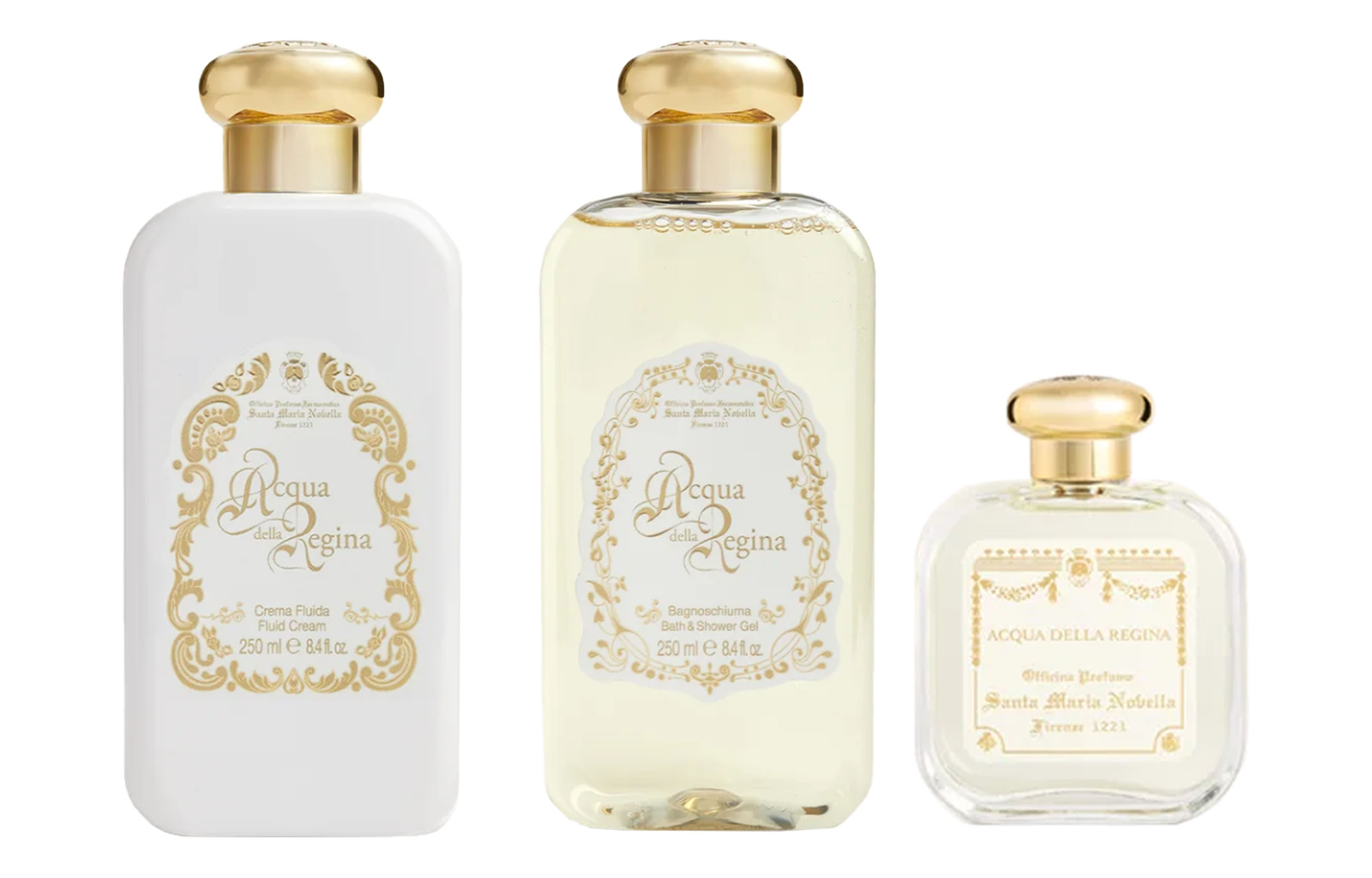 Santa Maria Novella Perfume, set, eau de cologne, 50 ml, 250 ml, 250 ml
