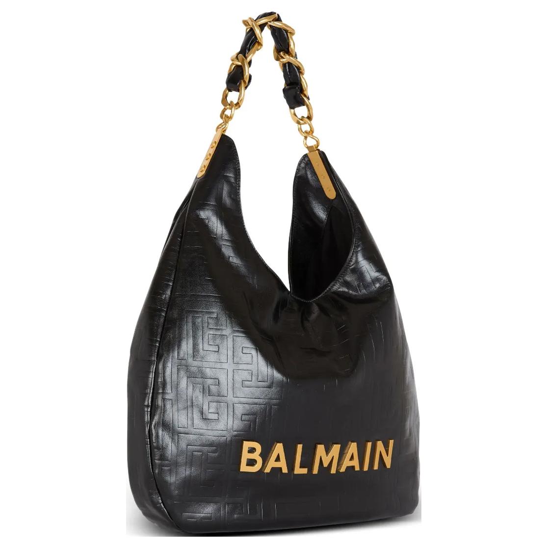 Женская сумка BALMAIN (черная) — фото 2