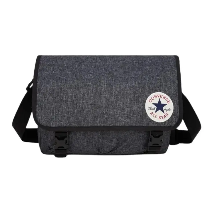 Converse Polyester Messenger Bag, Crossbody Bag Unisex Black